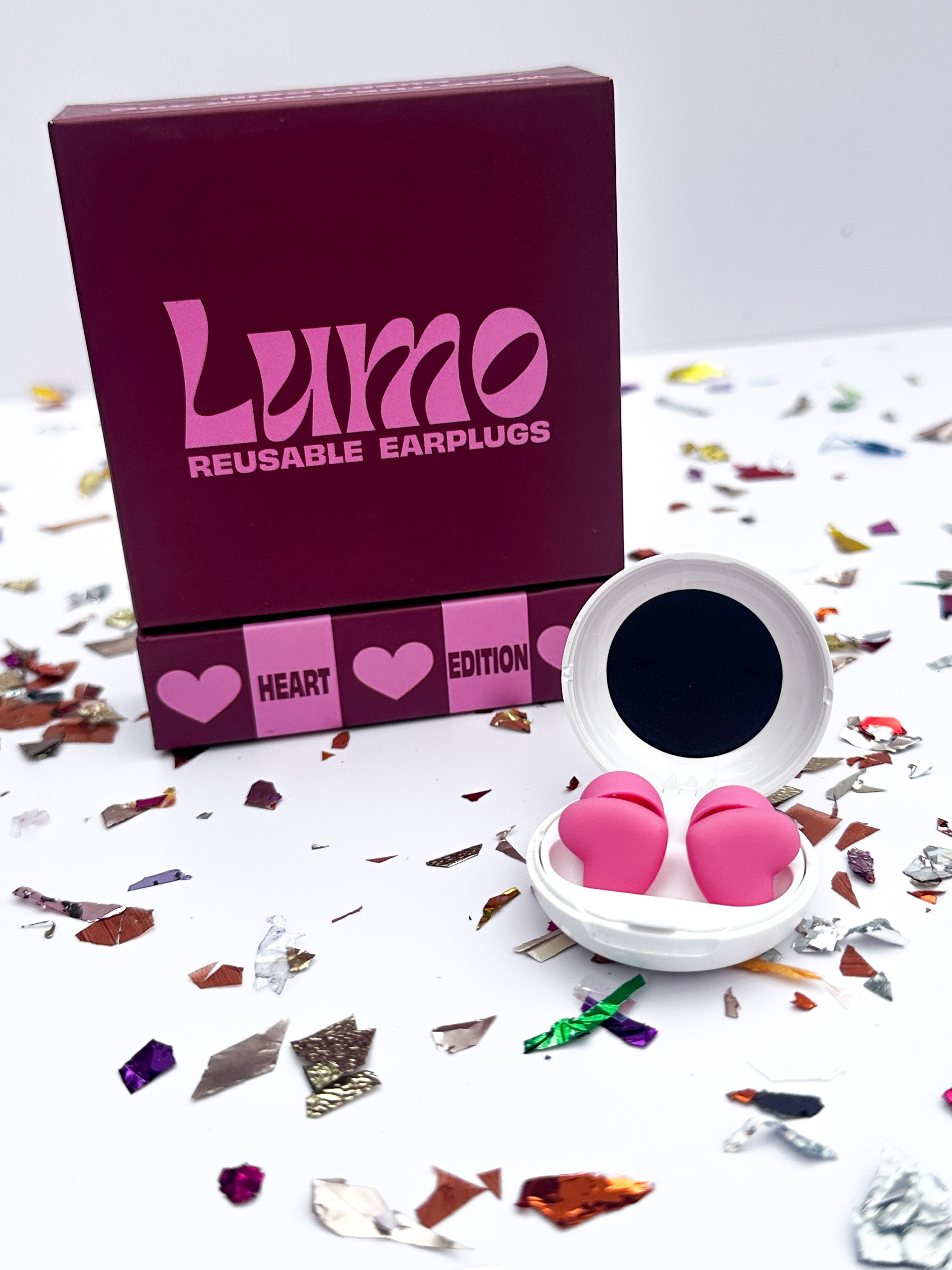 Love Hearts: Reusable Heart Ear Plugs