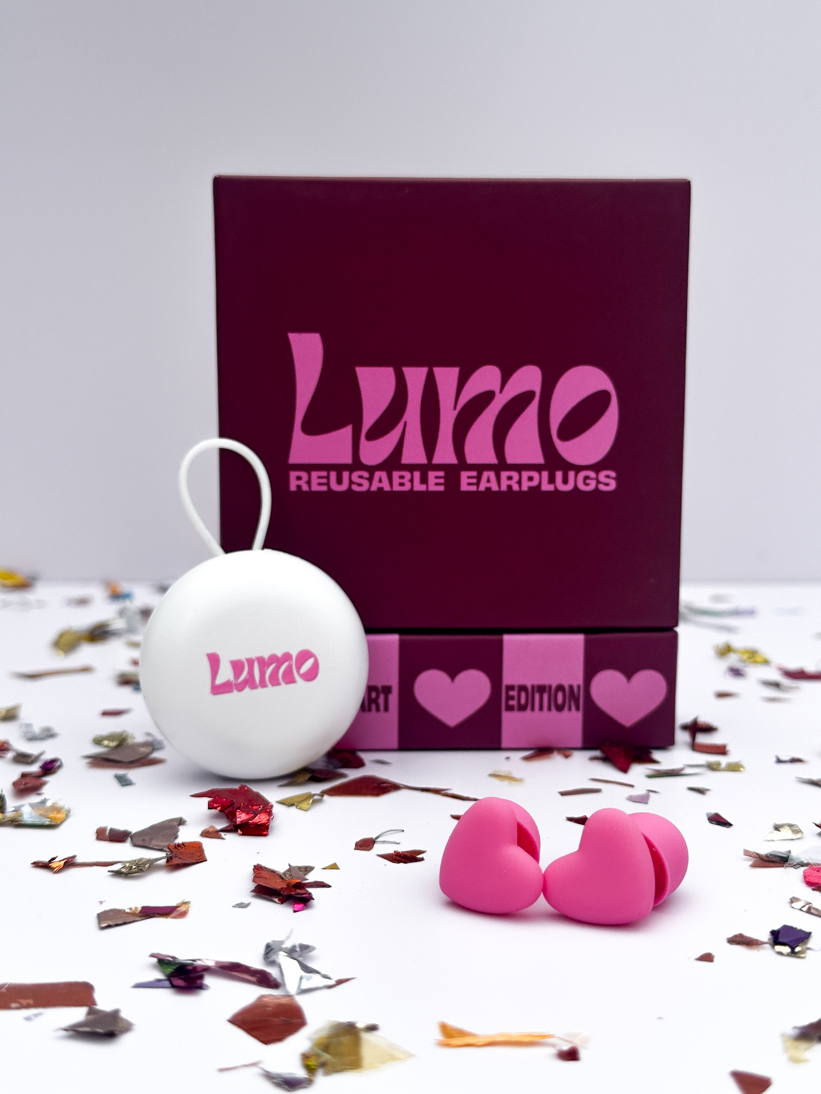 Love Hearts: Reusable Heart Ear Plugs