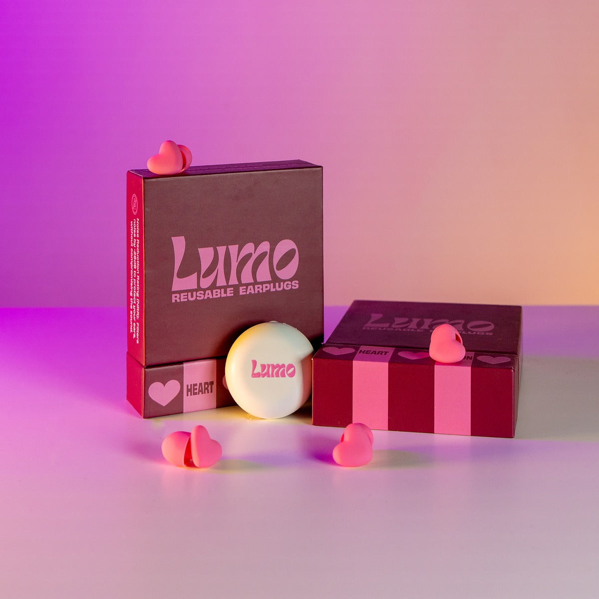 Love Hearts: Reusable Heart Ear Plugs